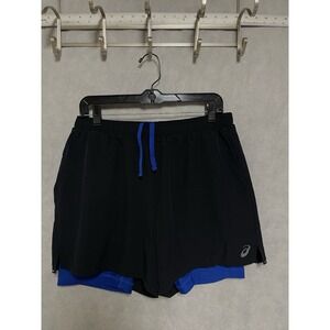 Asics Shorts Men‎ L Running Lined Performance Perforated Gym Active Pull On 30X5